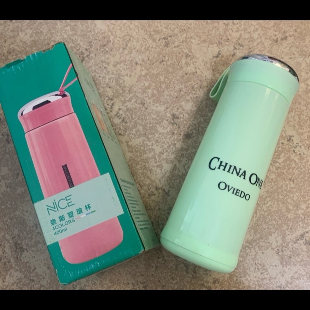 New! Mint Green Water Bottle or Tumbler. 400ml